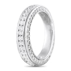 Platinum 0.90ct Diamond Eternity Band