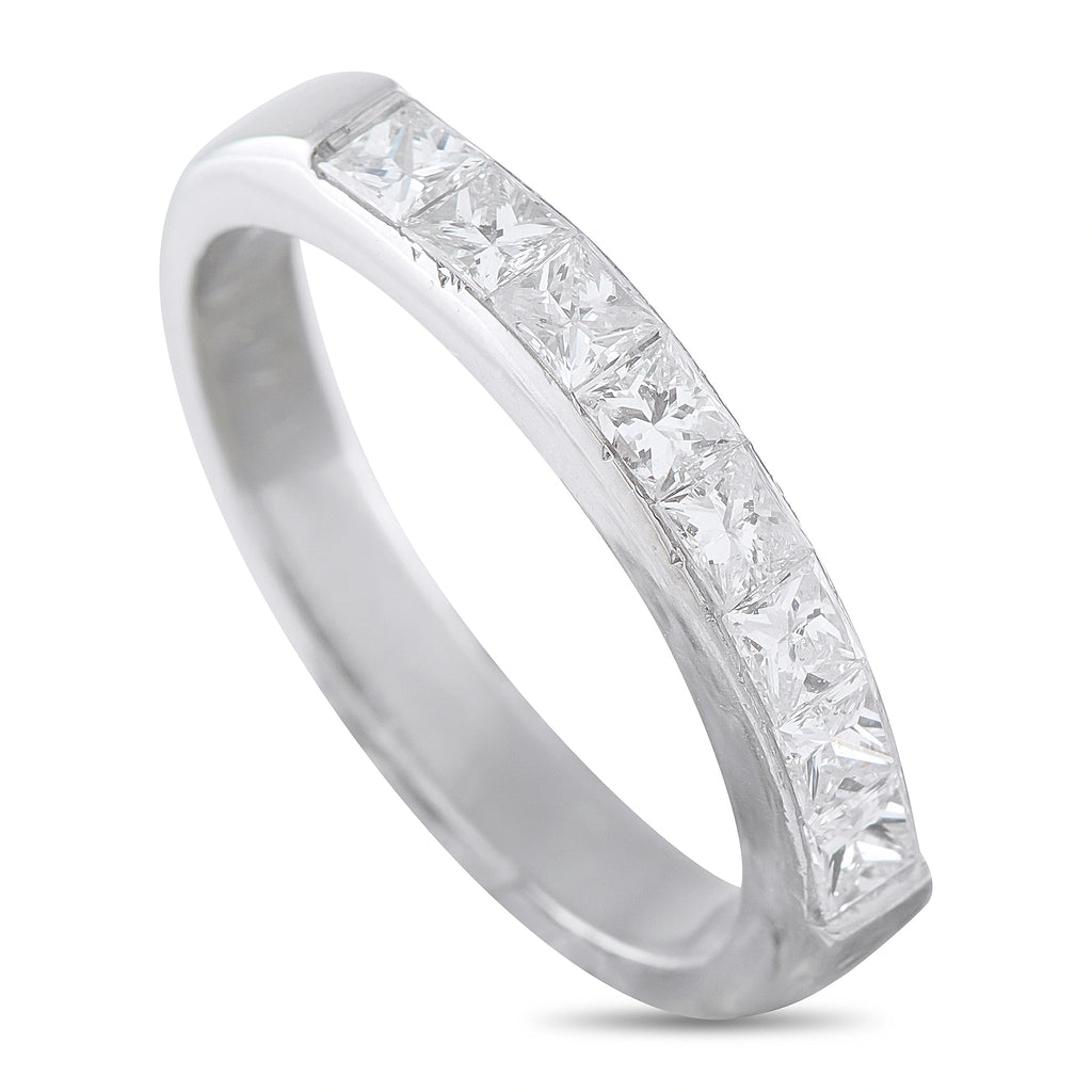 Platinum 0.88ct Diamond Ring
