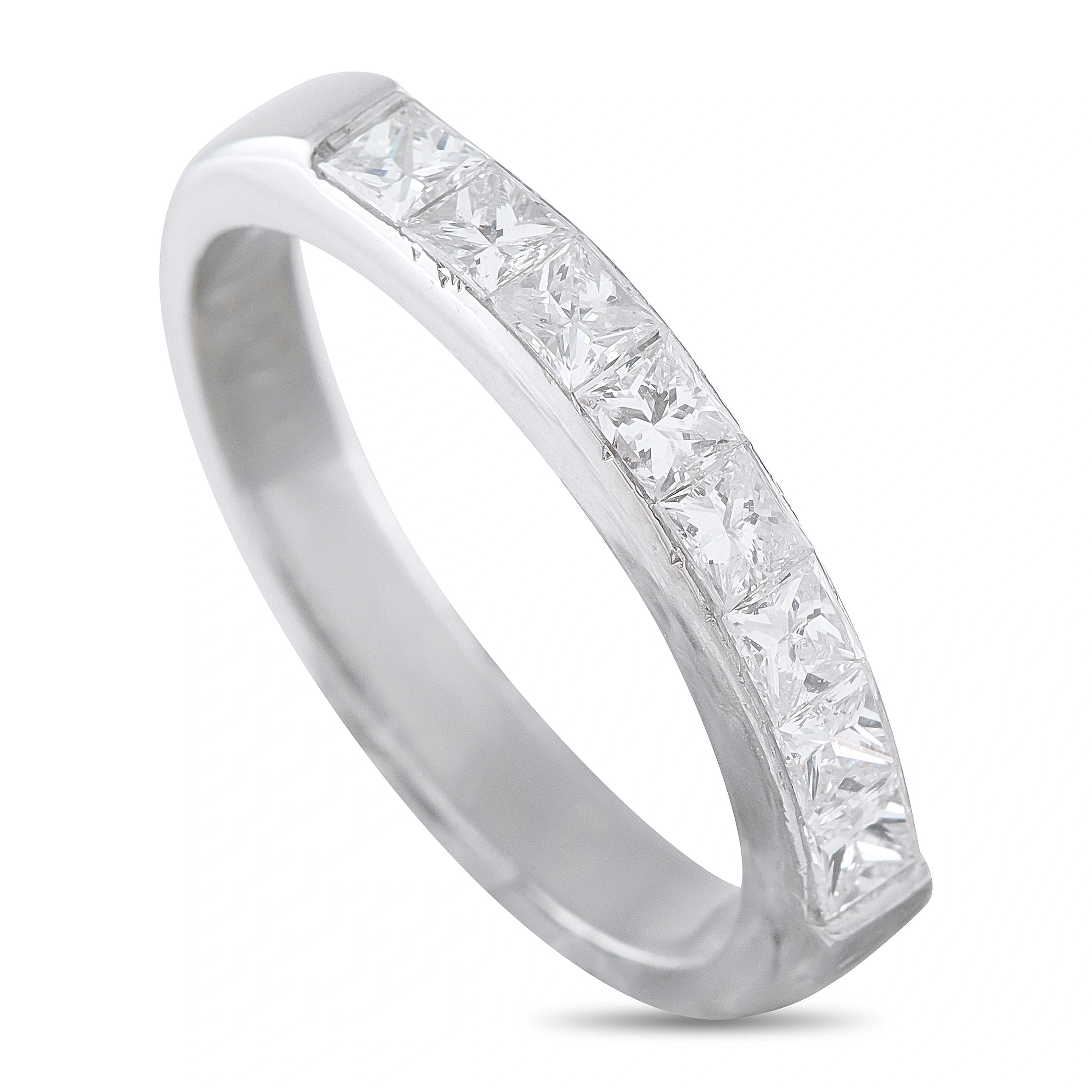 Platinum 0.88ct Diamond Ring