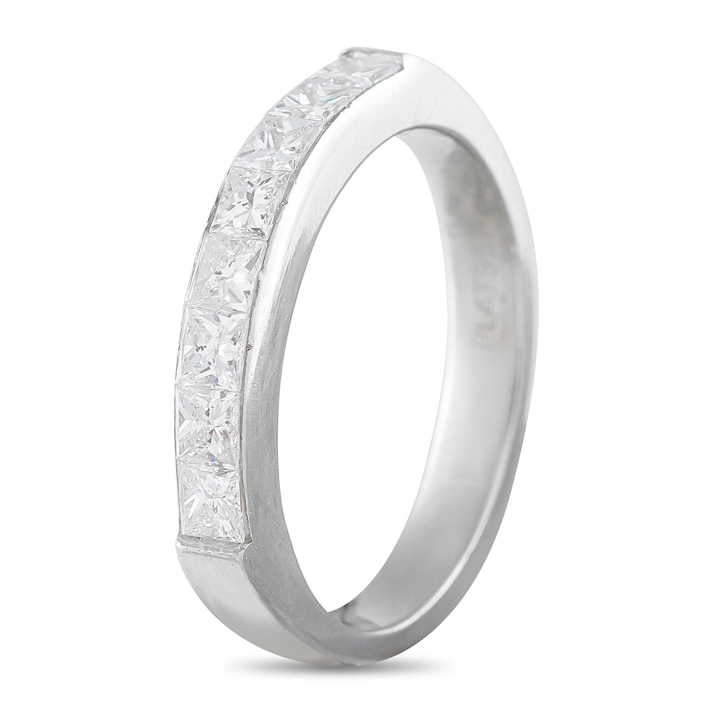 Platinum 0.88ct Diamond Ring