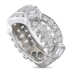 Antique Platinum 1.44ct Diamond Eternity Band