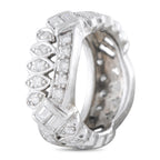 Antique Platinum 1.44ct Diamond Eternity Band