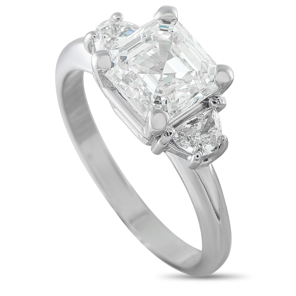 Platinum 2.27ct Diamond Ring