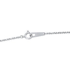 Exclusive Platinum 0.44ct Diamond and Ruby Pendant Necklace