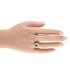 Exclusive Platinum 1.14ct Diamond and Ruby Ring