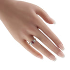 Exclusive Platinum 0.83ct Diamond and Ruby Ring