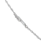 Platinum 2.30ct Diamond and Sapphire Necklace