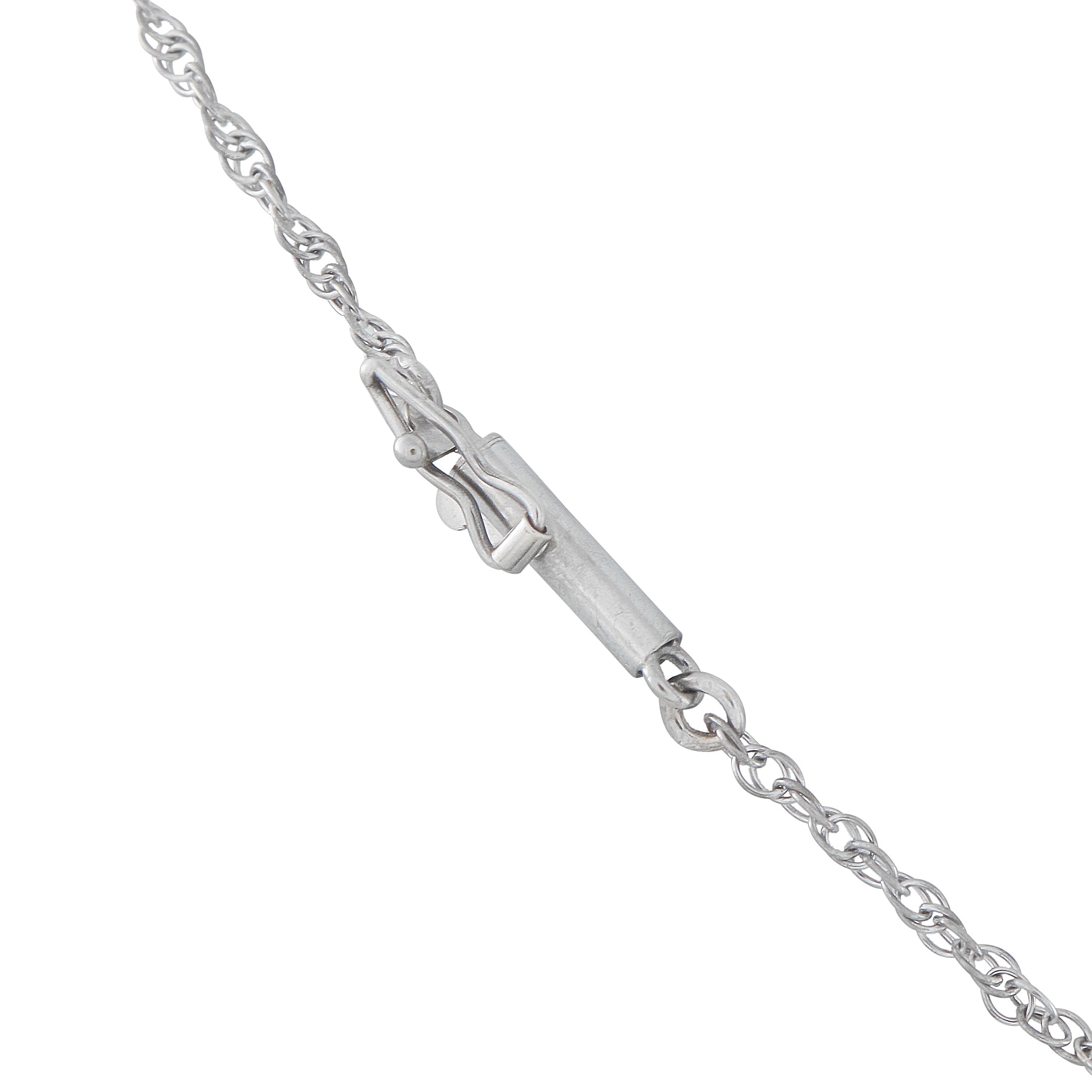 Platinum 2.30ct Diamond and Sapphire Necklace