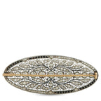Platinum 7.85ct Diamond and Sapphire Brooch