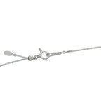 Platinum 0.14ct Diamond and Sapphire Necklace