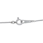 Exclusive Platinum 0.35ct Diamond and Sapphire Necklace