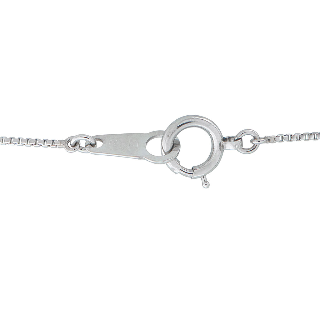 Exclusive Platinum 0.45ct Diamond and Sapphire Necklace