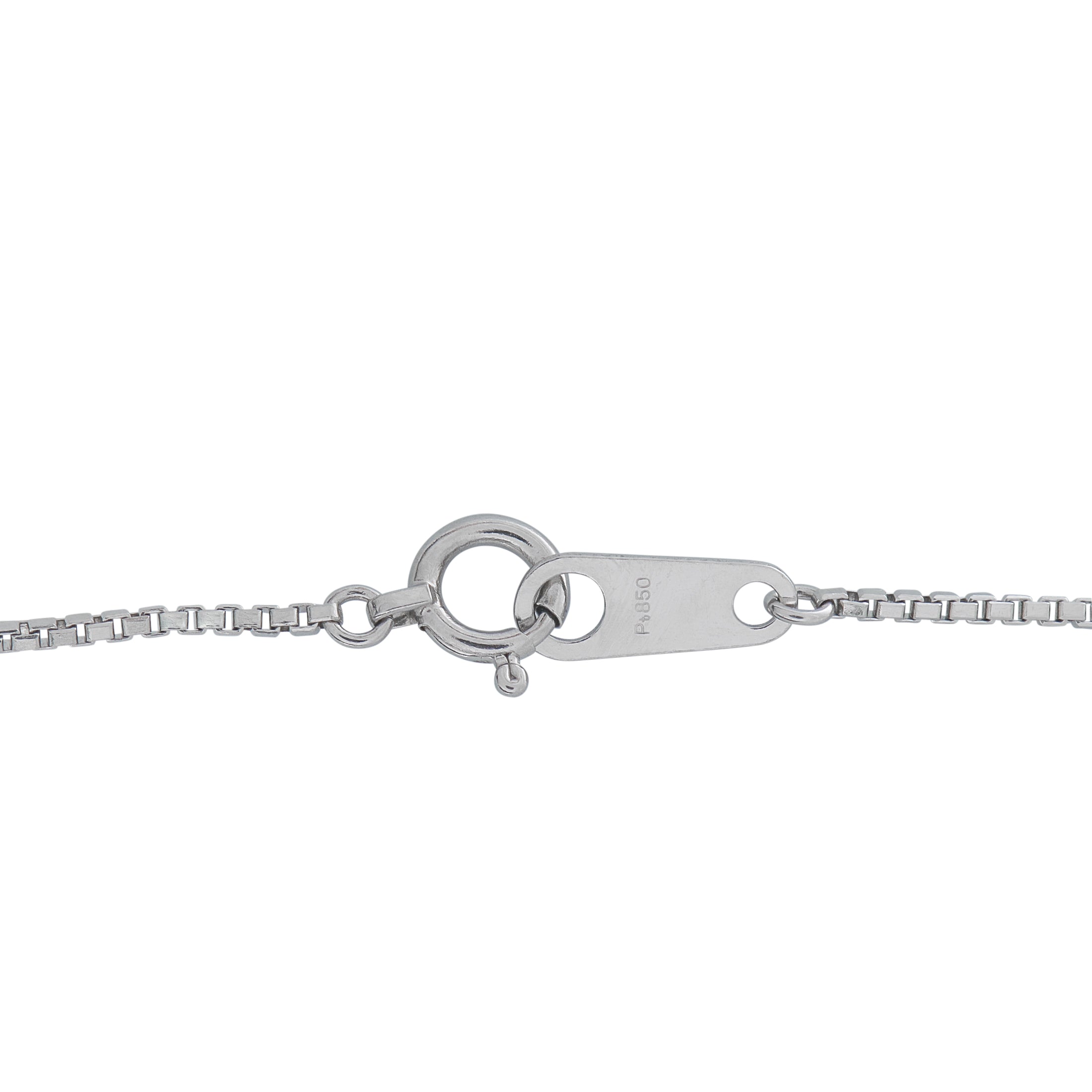 Platinum 0.30ct Diamond and Sapphire Pendant