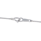 Platinum 0.66ct Diamond and Sapphire Pendant