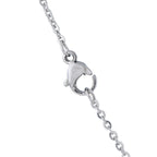 Platinum 0.25ct Diamond and Sapphire Pendant