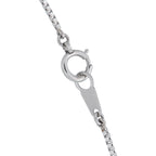 Platinum 0.17ct Diamond and Sapphire Pendant