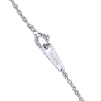 Platinum 0.27ct Diamond and Sapphire Pendant