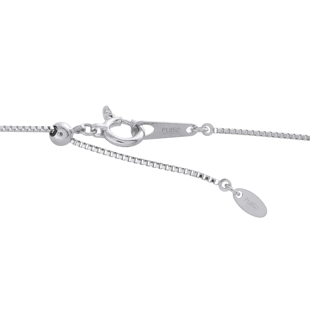 Platinum 1.26ct Diamond and Sapphire Flower Pendant
