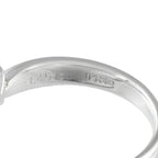 Platinum 0.30ct Diamond and Yellow Sapphire Ring