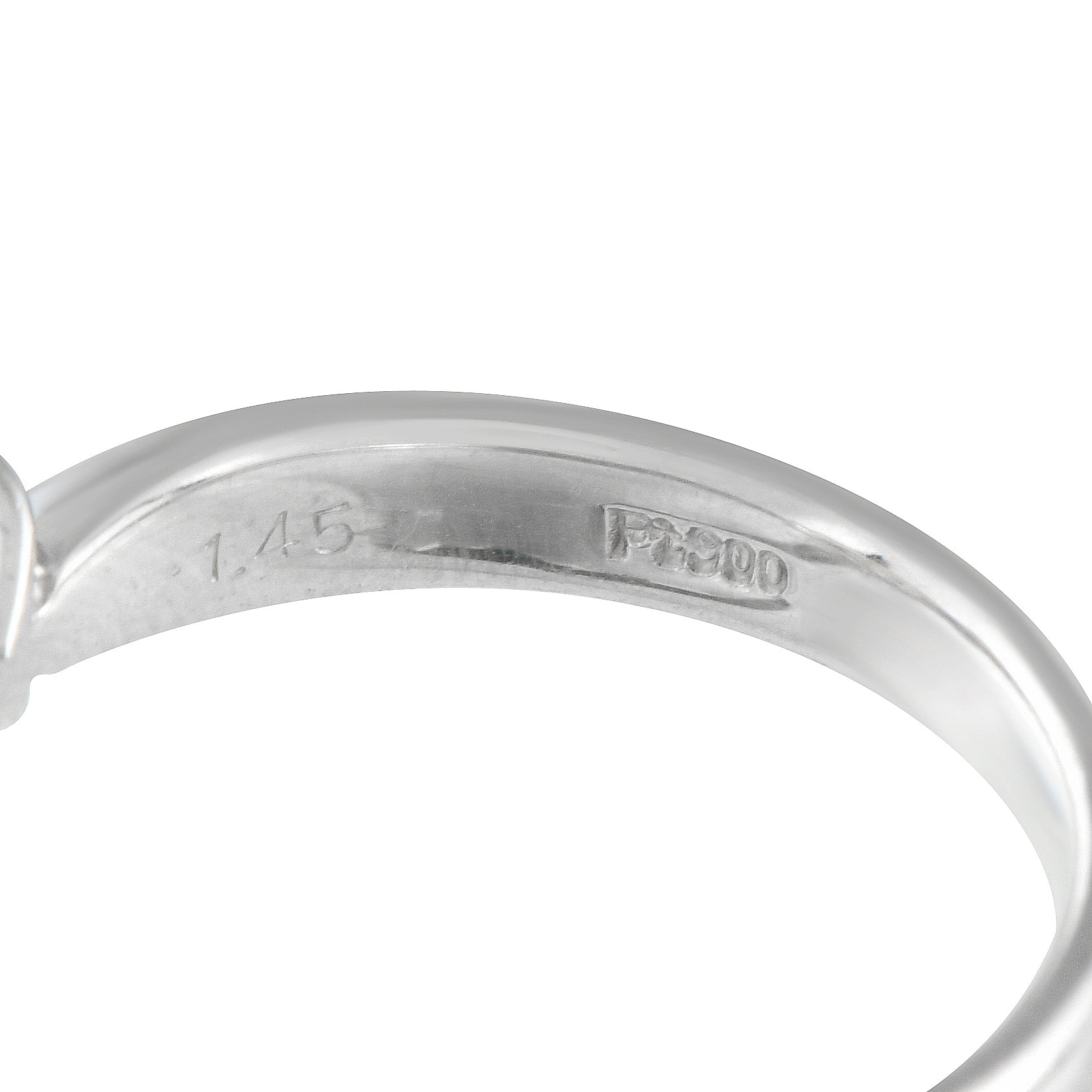 Platinum 0.30ct Diamond and Yellow Sapphire Ring