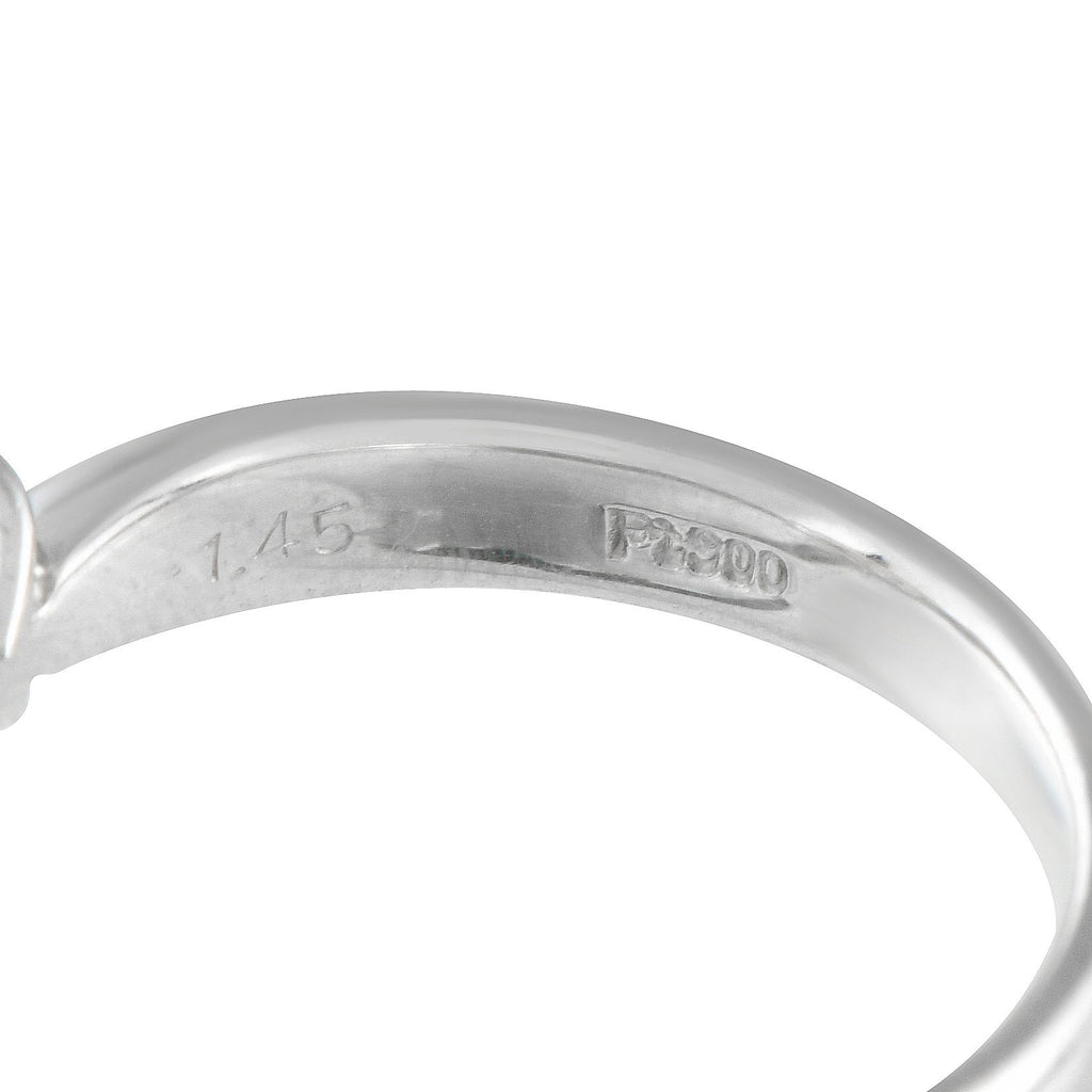 Exclusive Platinum 0.30ct Diamond and Yellow Sapphire Ring