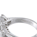 Exclusive Platinum 0.87ct Diamond and Sapphire Ring