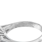 Exclusive Platinum 0.82ct Diamond and Sapphire Ring