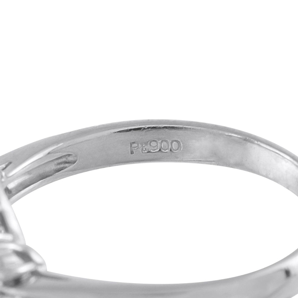 Exclusive Platinum 0.35ct Diamond and Sapphire Ring