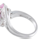 Platinum 0.90ct Diamond and Sapphire Ring