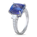 Exclusive Platinum 1.64ct Diamond and Tanzanite Ring