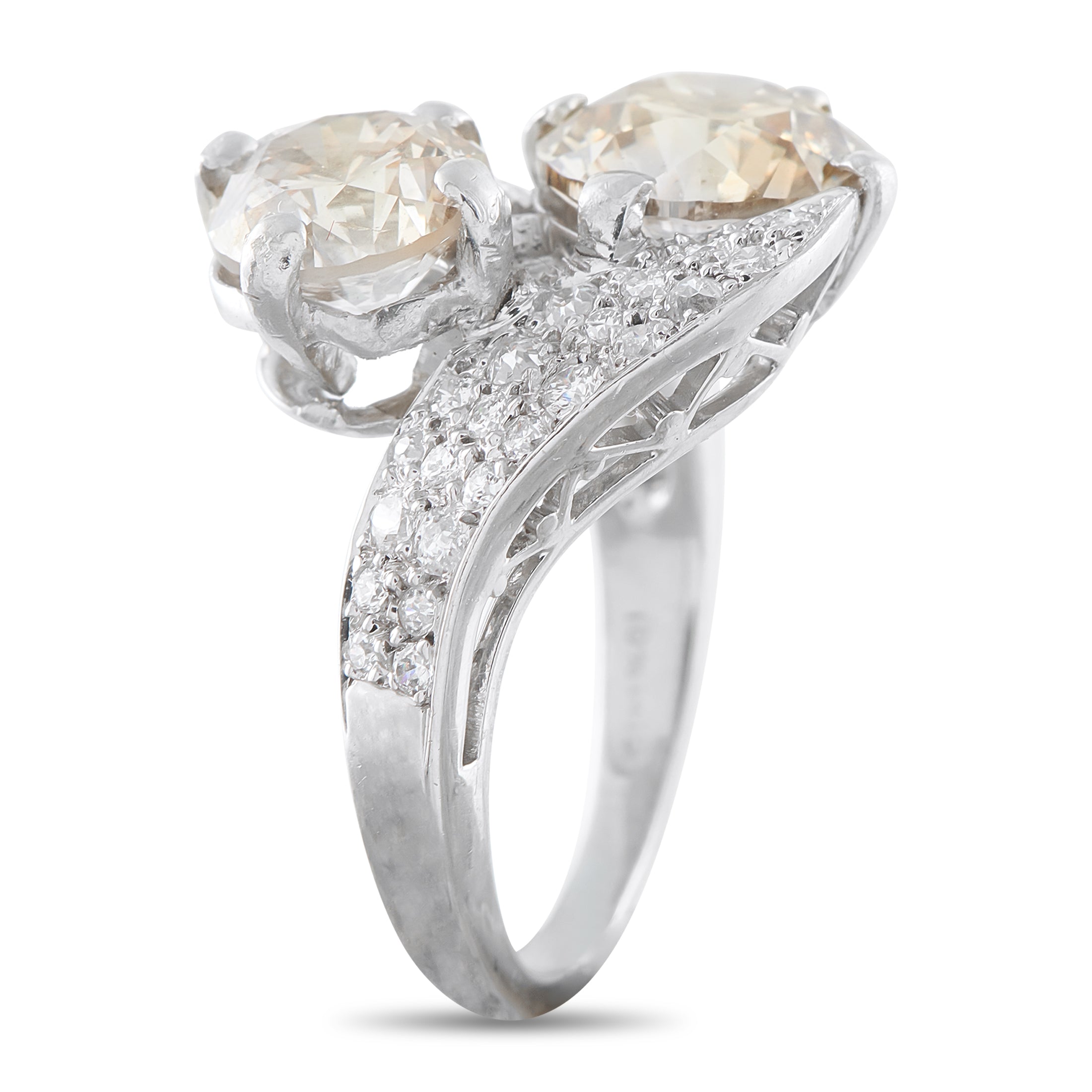 Platinum 5.55ct Diamond Ring
