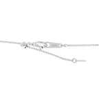 Platinum Sapphire and Diamond Double Halo Pendant