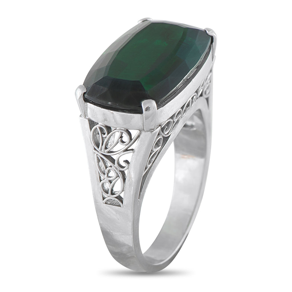 Platinum 7.45ct Tourmaline Ring