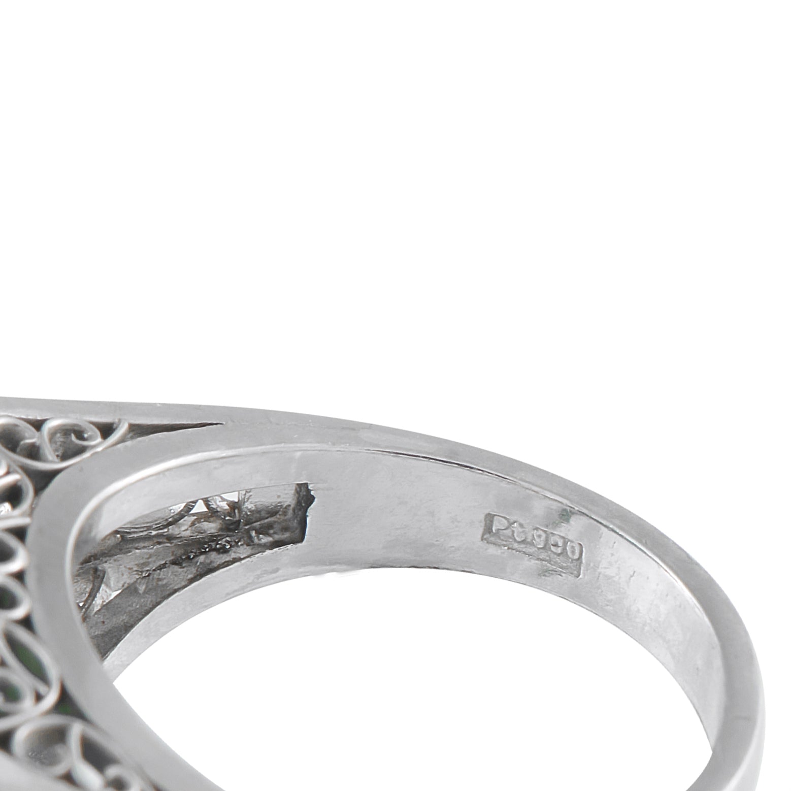 Platinum 7.45ct Tourmaline Ring