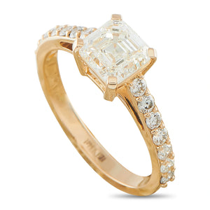 14K Yellow Gold 1.95ct Diamond Ring