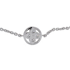 LOUIS VUITTON 18K White Gold 1.40ct Diamond and Ruby Necklace