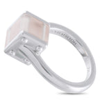 Louis Vuitton18K White Gold Rose Quartz Ring