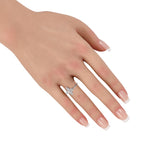 LOUIS VUITTON 18K White Gold Diamond Star Blossom Ring