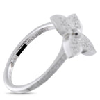 LOUIS VUITTON 18K White Gold Diamond Star Blossom Ring