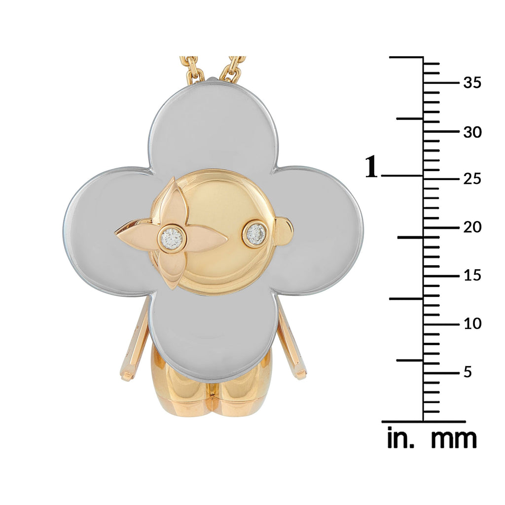 Louis Vuitton x Murakami Tricolor Vivienne Pendant Necklace