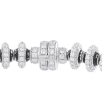 Lugano 18K White Gold 22.5ct Diamond Bracelet