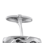 Magerit 18K White Gold Diamond Devil Cufflinks