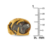 Magerit 18K Yellow Gold Wolf Cufflinks