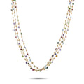Marco Bicego 18K Yellow Gold Multi-Strand Gemstone Necklace