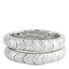 MARINA B. Onda Triple 18K White Gold 3.10ct Diamond Coil Bangle