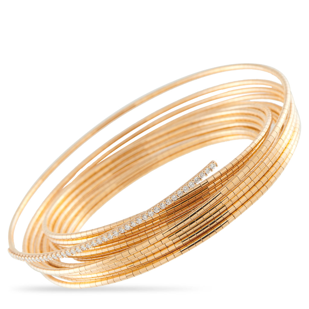 Mattia Cielo18K Rose Gold 1.25ct Diamond Bracelet