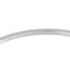 Memoire 18K White Gold 1.45ct Diamond Inside-Out Oval Hoop Earrings