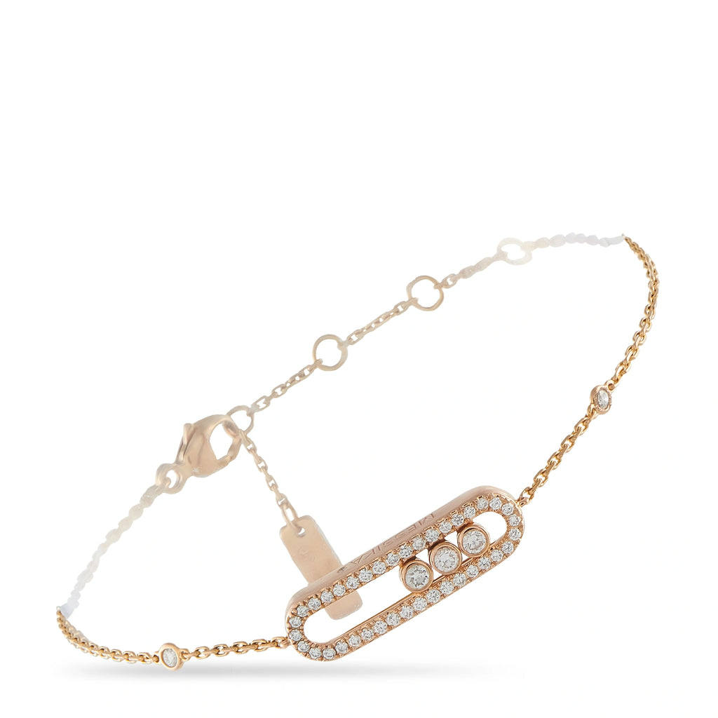 Messika Move 18K Rose Gold 0.30ct Diamond Bracelet