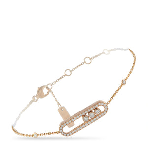 Messika Move 18K Rose Gold 0.30ct Diamond Bracelet