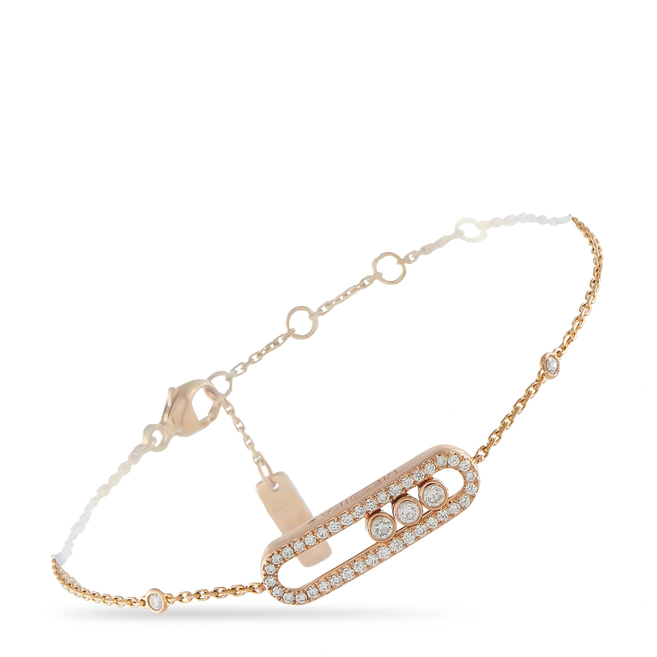 Messika Move 18K Rose Gold 0.30ct Diamond Bracelet